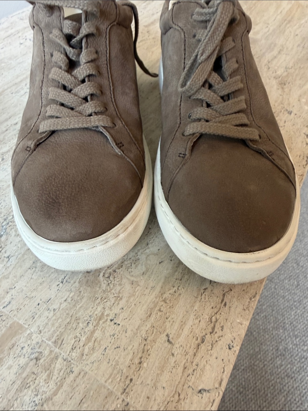 Johnston & Murphy Women’s Taupe Suede Casual Sneakers - Picture 8 of 8